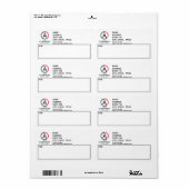 VerzendAdresetiketten aanpassen Etiket (Full Sheet)