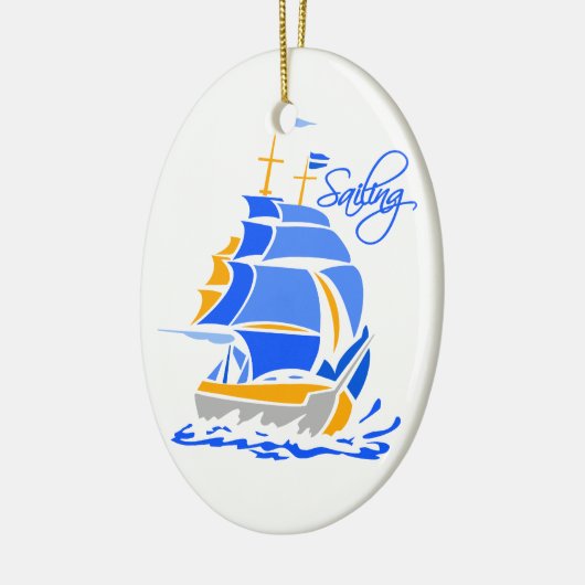 Verzendbaar ornament, aanpasbaar keramisch ornament (Links)