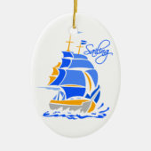 Verzendbaar ornament, aanpasbaar keramisch ornament (Voorkant)
