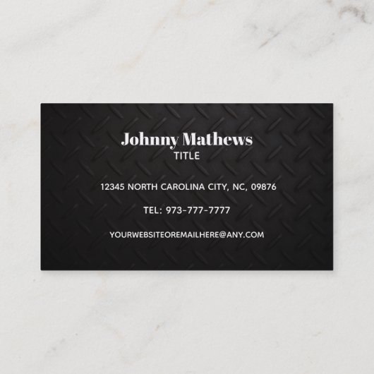 Verzendcontainers Visitekaartjes (Achterkant)