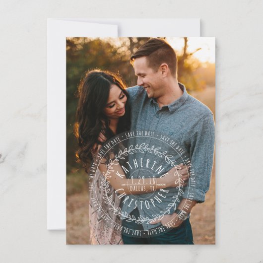  verzenddatum opslaan save the date (Voorkant)