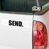 Verzenden Bumpersticker (Op Truck)