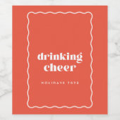 Verzenden Cheer Wine Label Wijn Etiket (Enkel label)