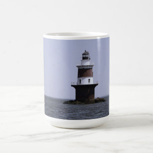 Verzenden door de Mok van Ledge Lighthouse van Pec