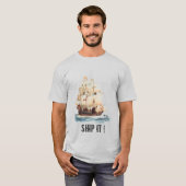 VERZENDEN! -gepersonaliseerd T-shirt (Voorkant volledig)