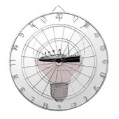 Verzenden in een lamp dartbord (Voorkant)