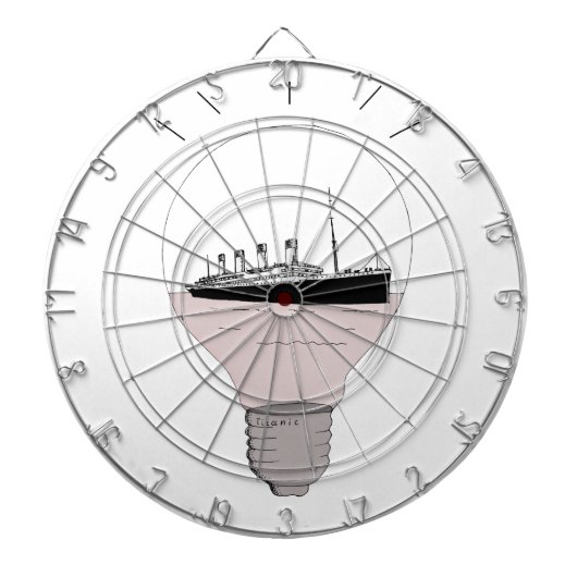 Verzenden in een lamp dartbord (Voorkant)