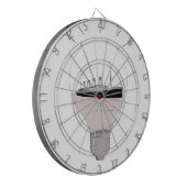 Verzenden in een lamp dartbord (Voorkant Links)