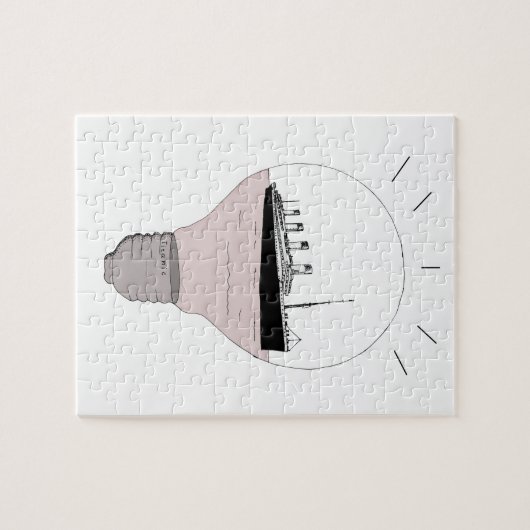 Verzenden in een lamp legpuzzel (Horizontaal)