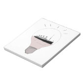 Verzenden in een lamp notitieblok (Linkerzijde)