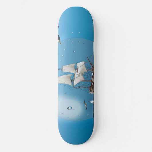 Verzenden in een lamp skateboard (Voorkant)