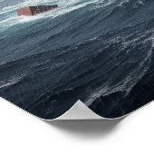 Verzenden in een Storm Poster (Hoek)