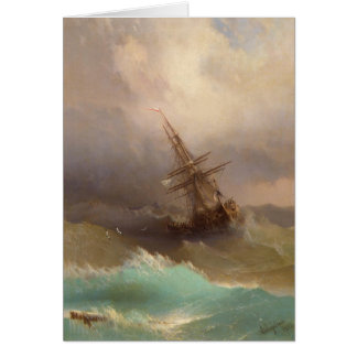 Verzenden in het Stormy-Zee