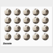 Verzenden in Sepia Custom Sticker (Vel)