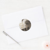 Verzenden in Sepia Custom Sticker (Envelop)