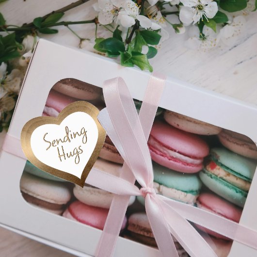 Verzenden Knuffels Iridescent Bronzen Hart Hart Sticker