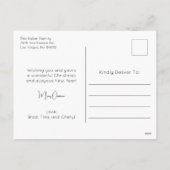 Verzenden Liefde Twee Foto Feestdagenkaart (Achterkant)