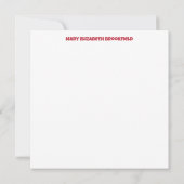 Verzenden Liefdesbriefje Kaart in Marigold Notitiekaartje (Achterkant)