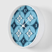 Verzenden met ventilatormotif, blauw en wit (Hoek)