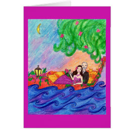 Verzenden naar de Sunset Card met een kat