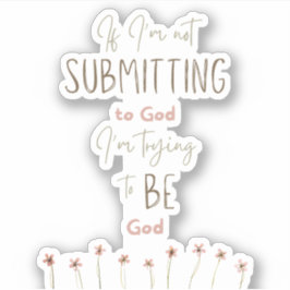 Verzenden naar God Christelijke sticker | Laptop s