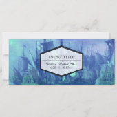 Verzenden naar hoge Zeeen. Kaart (Achterkant)