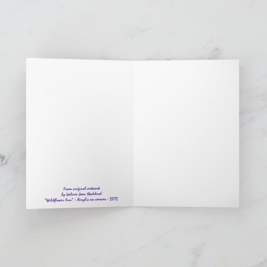 Verzenden niet alleen een kaart, kunst verzenden! kaart (Binnen)