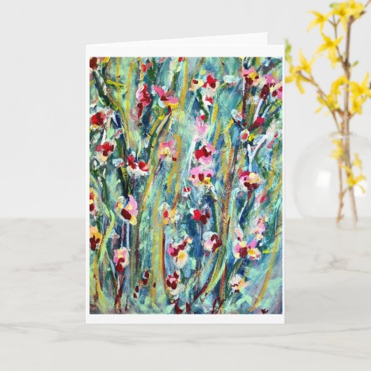 Verzenden niet alleen een kaart, kunst verzenden! kaart (Gele Bloem)