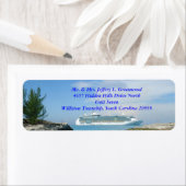 Verzenden op CocoCay retouradreslabels Etiket (Insitu)