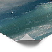 Verzenden op Stormy-Zeeen Poster (Hoek)