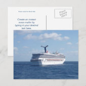 Verzenden op Zee Aangepast Briefkaart (Voorkant / Achterkant)