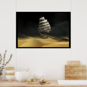 Verzenden van de woestijn poster (Keuken)