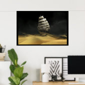 Verzenden van de woestijn poster (Thuiskantoor)