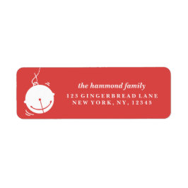 Verzenden van Holiday Cheer Retouradreslabel Etiket