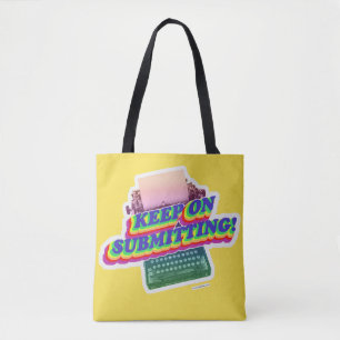 Verzenden van Motivatie schrijverproces Tote Bag