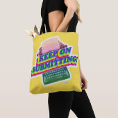 Verzenden van Motivatie schrijverproces Tote Bag (Dichtbij)