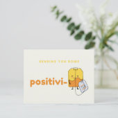 Verzenden van positieve-theethee-Briefkaart Briefkaart (Staand voorkant)
