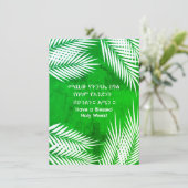 Verzenden via Tekst Ethiopian Palm Sunday Hossana Feestdagenkaart (Staand voorkant)