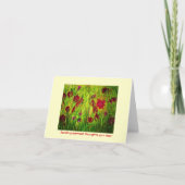 Verzendend warmste gedachten uw way~ kaart (Voorkant)