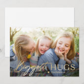 Verzendende heupen Moderne Fotokaart Feestdagenkaart (Voorkant / Achterkant)