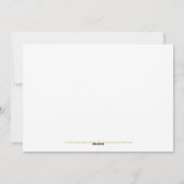 Verzendende heupen Moderne Fotokaart Feestdagenkaart (Achterkant)