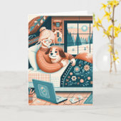 Verzendenergie op jouw manier kaart (Gele Bloem)