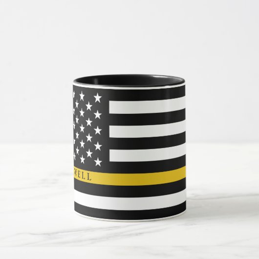 Verzender gestileerde Amerikaanse vlag Aangepaste  Mok (Midden)