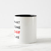 verzender, geweldige tweekleurige koffiemok (Center)