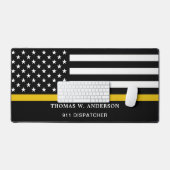 Verzender op maat van thin Gold line Bureaumat (Keyboard & Muis)