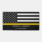 Verzender op maat van thin Gold line Bureaumat (Voorkant)