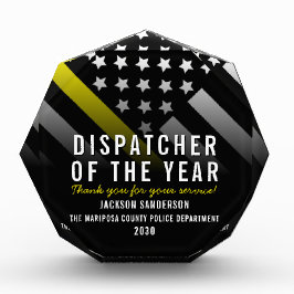 Verzender van de gele lijnvlag van de werknemer va acryl prijs