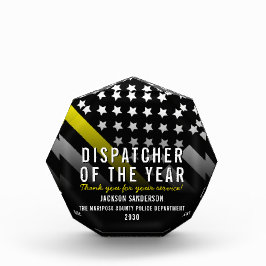 Verzender van de gele lijnvlag van de werknemer va acryl prijs