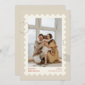 Verzendfoto Lijst Kerst Feestdagenkaart (Voorkant / Achterkant)