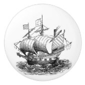  verzending bij voorbeeld Zee Keramische Knop (Voorkant)